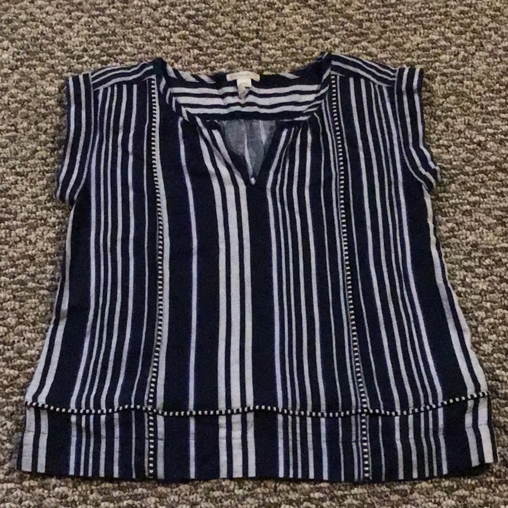 Crewcuts striped cotton blouse.